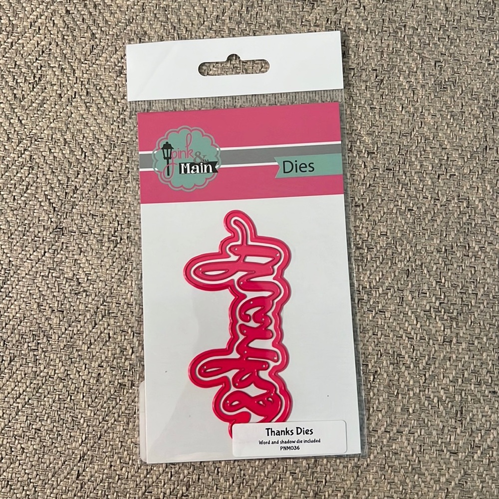 Thanks die cut